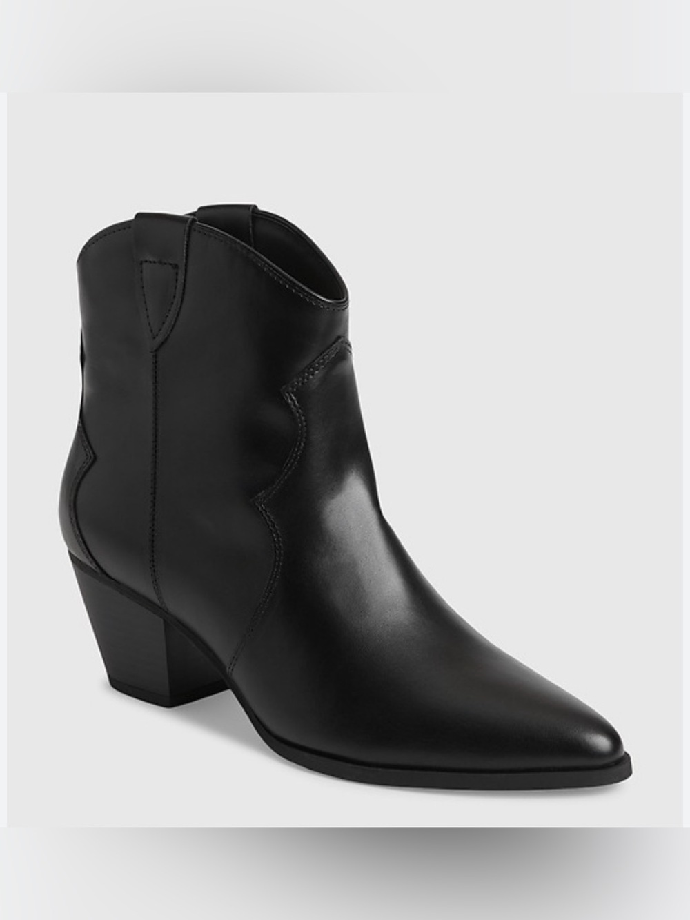 Gap Black Ankle Western Boots